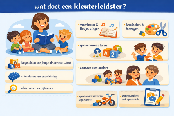 Wat doet een kleuterleidster